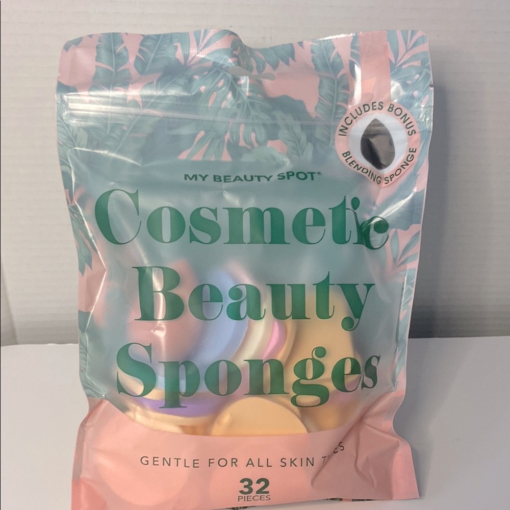 2/$20 My Beauty Spot Cosmetic Beauty Sponges – 32 Pieces + Bonus Blending Sponge